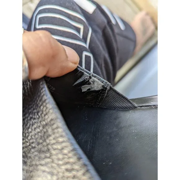 St. John's Bay Y2K Nicola Black Slid On Sandals Women's Size 7 - Picture 7 of 7